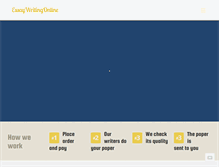 Tablet Screenshot of essaywritingonline.org